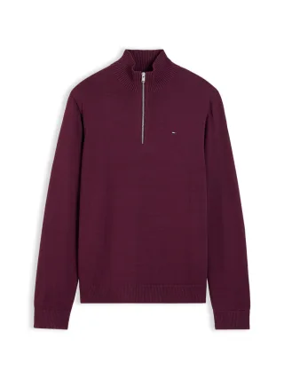 Tommy Hilfiger - Pullover mit Reissverschluss violet - Gr. - M