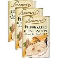 Lacroix Fertiggericht, Lacroix Pfifferling Creme Suppe fein mit Pfifferlingen 400ml 3er Pack