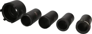 KS Tools Nutmuttern-Schlüssel-Satz mit 4 Führungsrohren für Mercedes, Ø 75 mm , 5-tlg - 460.5385