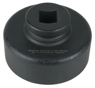 KS Tools 1" Achsmuttern-Schlüssel, 8-kant, kurz, 105 mm - 460.3315