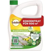 Solabiol Unkrautbekämpfungsmittel Grundstoff Acetum 3 L - zur Unkrautbeseitigung auf Wegen und Terrassen, 3000 ml