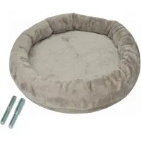 nanook Ersatz-Kratzbaumstamm Liegeplatte Durchmesser 50 cm grau