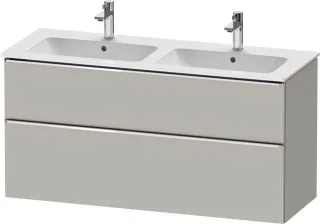 Duravit D-Neo Waschtischunterbau wandhängend Betongrau Matt 1280x462x625 mm - DE4365010070000 DE4365010070000