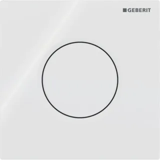 Geberit HyTouch Abdeckplatte Sigma01 für Urinal-Steuerung pneumatisch weiß-alpin 242811111