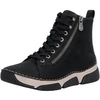 Rieker Sneaker Freizeitschuh, Halbschuh, Schnürschuh mit Kontraststeppung