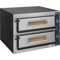 GastroHero Pizzaofen Pizzaofen 8 Pizzen 30 cm 500°C Gastro 400 V elektrisch