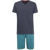 CECEBA Shorty Herren Schlafanzug kurz Baumwolle