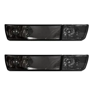 Frontblinker Blinker Klarglas SCHWARZ SMOKE für VW Golf 3 III / Vento ab 1991-1999