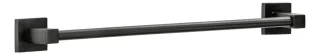 Fackelmann New York Handtuchreling 49,5x5x7cm schwarz, 86727 86727