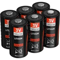ANSMANN AG CR123A Lithium Fotobatterie 3V 6 Stück Photo CR17335 Batterie