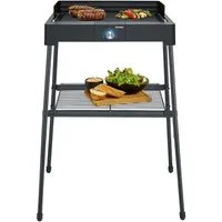 Severin Elektro-Standgrill PG 8568, 2200 W, mit Grillplatte, 2200 W