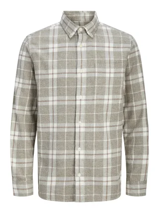 JACK&JONES - JPRBLUBROOK CHECK L/S SHIRT SN - Gr. - M