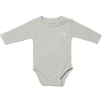 biorganic Langarmbody Waffle Smile für Jungen und Mädchen, Unisex, Baby Body (1-tlg) Waffelmuster, Bio-Baumwolle, Größe 56 - 86