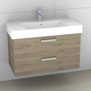 Artiqua 412 Waschtischunterschrank für Strada K0789 Sanremo Eiche quer NB, 412-WU2L-I19-7144-428 412-WU2L-I19-7144-428