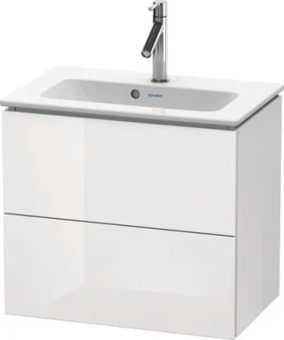 Duravit L-Cube Waschtischunterbau wandhängend Weiß Hochglanz 620x391x550 mm - LC625602222 LC625602222