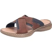 Rieker Pantolette Sommerschuh, Strandschuh, Urlaubsschuh mit Kreuzbandage