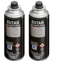 Greenpoint Gaskartusche Butan Gaskartusche 227g MSF-1a – Camping Gas für Kocher & Brenner, Zubehör für Campingkocher, Gaskocher, Brenner, Heizgeräte, Lötbrenner, 2 St., Zubehör für Gaskocher Gaskartusche Campingkocher Brenner