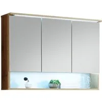 PREISBRECHER Spiegelschrank Bella 100 x 70 x 23 cm (B/H/T)