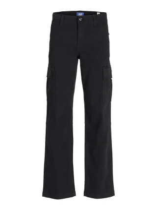 JACK&JONES - JPSTKANE JJHARLOW CARGO NOOS JNR Black - Gr. - 176