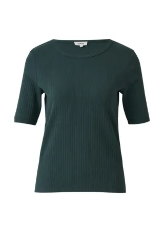 s.Oliver Red Label - Geripptes Jerseyshirt blau - Gr. - 36