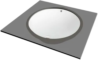 Neuesbad Serie 630 Hängend Waschbecken Weiß 330X430MM NB1DECGA6U5U1
