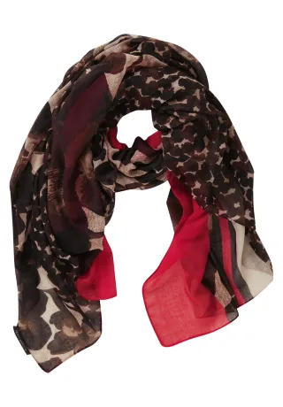 Betty Barclay - Basic-Schal brown/red - Gr. - OS