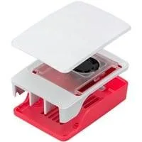Kunststoffgehäuse für Raspberry Pi 5 rot