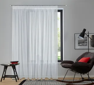 OTTO home Gardine "Dolly" Multifunktionsband 1 Stk. tlg. Transparent, Gewebt, Polyester
