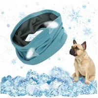 Srvillg Tier-Halstuch Kühlende Bandana Hund,Kühlung Kragen Hund,Halstuch Kühlend Hund, Geeignet für Kühlhunde im Sommer