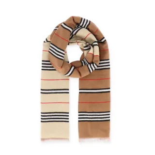 Halsüberkopf Accessoires - Schal Stripe 70x185 beige - Gr. - OS
