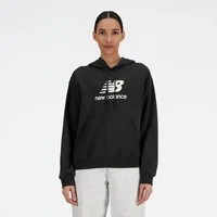 New Balance Kapuzensweatshirt Sport Essentials French Terry Logo Hoodie mit Kapuze, aus Baumwolle und Polyester