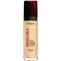 L'ORÉAL PARIS Foundation INFAILLIBLE 32H FRESH WEAR MAKE-UP FOUNDATION, wirkt bis zu 32 Stunden lang wie frisch aufgetragen
