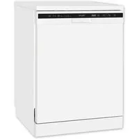 exquisit Standgeschirrspüler GSP6312-030D weiss, 12 Maßgedecke, Stand-/Unterbaugerät, 12 Maßgedecke – 6 Programme mit LED & Timer