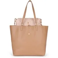 U.S. Polo Assn. Tragetasche MALIBU LARGE SHOPPING BAG Damen, Tragetasche Damen, Shopper, Einkaufstasche, Fashion, Lifestyle, Sale