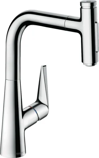 Hansgrohe Spültischmischer 220 Select 2jet sBox Ausziehbrause M5117-H220 chrom, 73868000 73868000