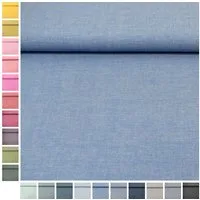 MAGAM-Stoffe Stoff "Mona", uni Baumwollstoff aus Niederlande ÖKO-TEX Meterware ab 50cm