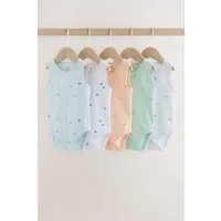 Next Body Ärmellose Strampler im 5er-Pack (5-tlg)