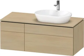 Duravit L-Cube Konsolenwaschtischunterbau wandhängend Mediterrane Eiche Matt 1220x550x482 mm - LC487 LC4874071710000