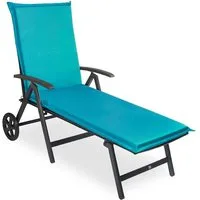 sunnypillow Liegenauflage 190 x 60 cm, 1 Stück Blau