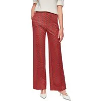 Marc Cain Schlupfhose Prairie Muse Premium Damenmode Form: WINDER, High Waist, Jersey, Rautenmuster