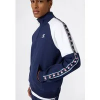 Champion Sweatshirt Sports-inspired Interlock Half Zip Sweatshirt with Tape detailing mit Reißverschluss, aus Baumwolle und Polyester, komfortabler Schnitt