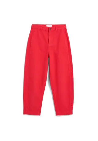 Armedangels - WORKWEAR CANVAS BARREL PANT mars red - Gr. - XS