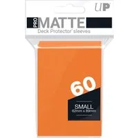 UltraPRO Sammelkarte 60 Small Card Protector Sleeves : Pro-Matte - Orange