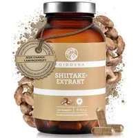 QIDOSHA Shiitake-Extrakt Kapseln, 120 St., 74.4 g, Dual-Extraktion