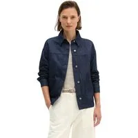 Marc O'Polo Jeansbluse aus Organic-Cotton-Leinen-Mix
