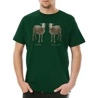 Urban Backwoods Print-Shirt Schaf Unschaf Herren T-Shirt Fun Geschenk Bauer Züchter Sheep Wolle (1-tlg) Humor Witz Lustig Fun