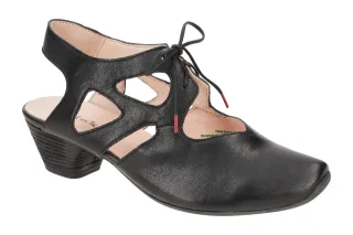 Think 3-000726-0000 AIDA Damenschuhe Sling Pumps Schwarz Soft Agnello