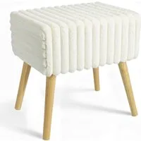Zedelmaier Hocker Hocker schminktisch Fußhocker Schminkhocker Polsterhocker (ZD3645)