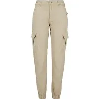 URBAN CLASSICS Cargohose Urban Classics Damen Ladies High Waist Cargo Pants (1-tlg)