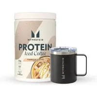Protein Eiskaffee Bundle - 20Portionen - Black Coffee Cup - Iced Vanilla Latte